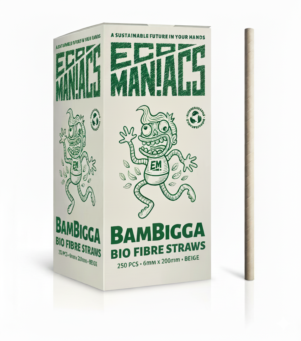 Bambigga Bio Fibre Straws